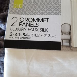 New Faux Silk Curtains